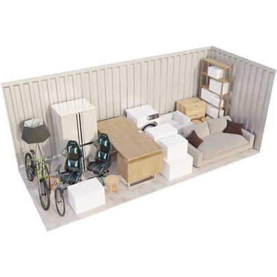 160 sq ft Container storage unit